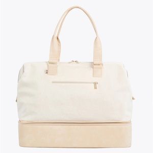 BÉIS Convertible Weekender in Beige